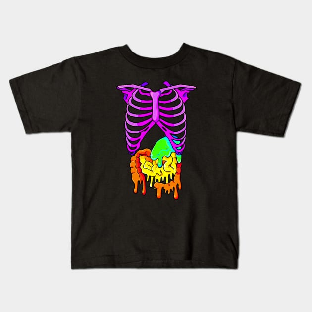 Stomach Kids T-Shirt by steffiemolla